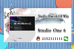 【Studio One 6】PreSonus Studio One 6 Professional 6.6.0 WIN