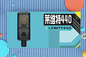 LEWITT440/莱维特LCT 440专业大振膜电容麦克风网红主播唱歌话筒