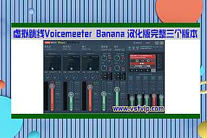 【虚拟跳线】虚拟跳线Voicemeeter  Banana 汉化版完整三个版本