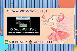 O.Deus.WDM2VST.v1.1.CE虚拟声卡驱动插件-WIN VST, VST3
