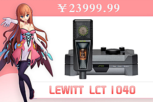 莱维特(LEWITT)LCT 1040电容麦克风唱歌网红主播直播录音棚级声卡套装专业设备全套 LCT1040单品官方标配