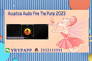 单旋钮饱和插件 – Acustica Audio Fire The Pump 2023 WIN  VST, VST3, AAX x64