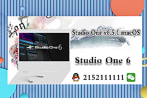 【Studio One 6】PreSonus Studio One 6 Professional v6.5.1 macOS
