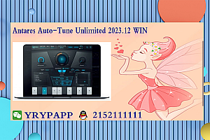 人声调音器 – Antares Auto-Tune Unlimited 2023.12 WIN VST VST3 AAX
