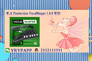 人声插件 – W.A Production VocalShaper 1.0.0 WIN VST VST3 AAX