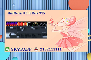 音频计量 – MiniMeters 0.8.18 Beta WIN VST VST3 AAX